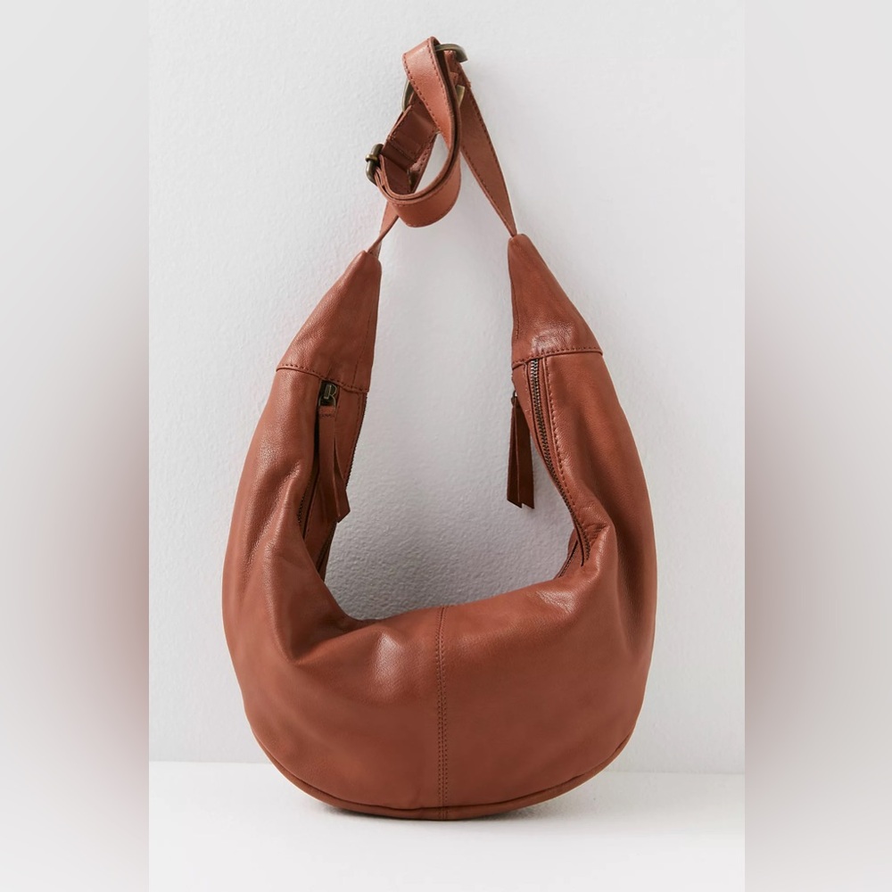 Free People Brown Hobo Bag